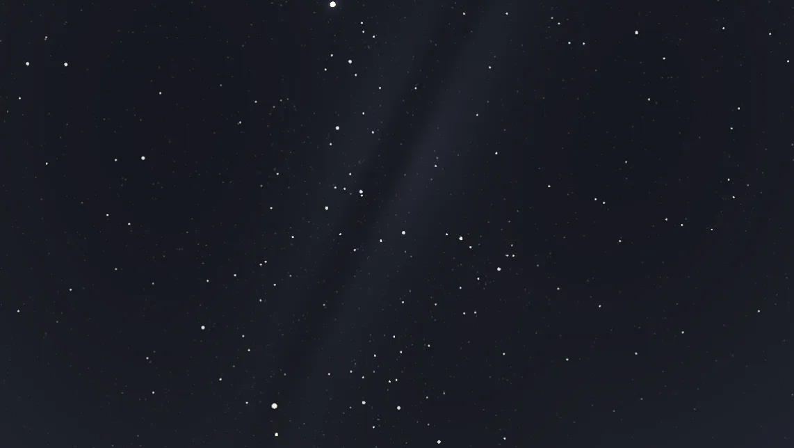 La Via Lattea e il suo bagliore, calcolati e non dipinti.